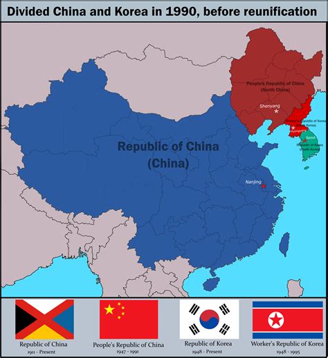 china and korea are